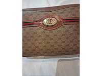 Gucci - pochette met monogram in leer - afbeelding 5 van  8