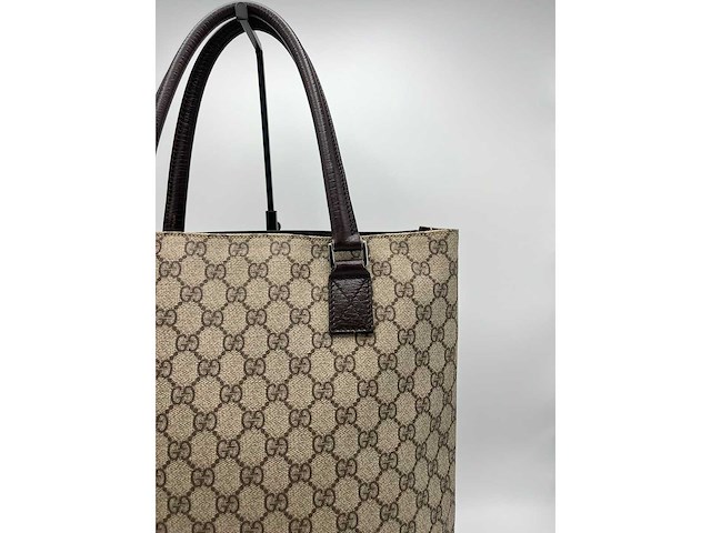 Gucci - supreme tote bag - handtas - op echtheid geconroleerd - designer - afbeelding 1 van  10