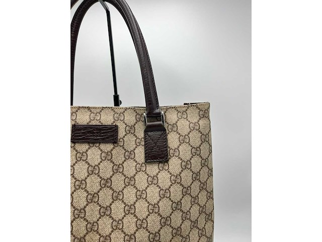 Gucci - supreme tote bag - handtas - op echtheid geconroleerd - designer - afbeelding 5 van  10