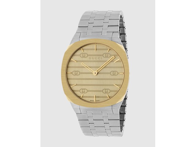 Gucci 25h watch met 18kt goldplating - 38mm - afbeelding 1 van  4