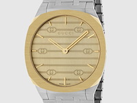 Gucci 25h watch met 18kt goldplating - 38mm