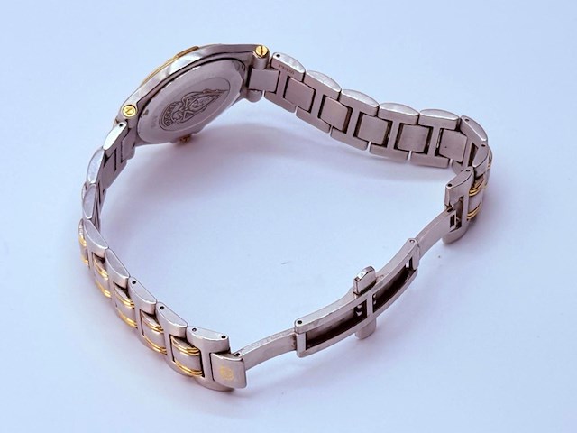 Gucci 9040m two tone herenhorloge met snowflake wijzerplaat - afbeelding 11 van  12