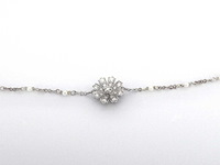 Gucci flora witgouden armband met diamanten en parels - afbeelding 7 van  9