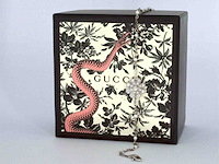 Gucci flora witgouden armband met diamanten en parels - afbeelding 9 van  9