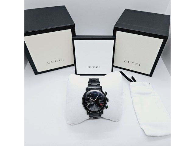Gucci g chrono herenhorloge - inclusief doos - afbeelding 1 van  8