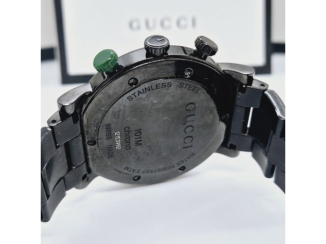 Gucci g chrono herenhorloge - inclusief doos - afbeelding 5 van  8