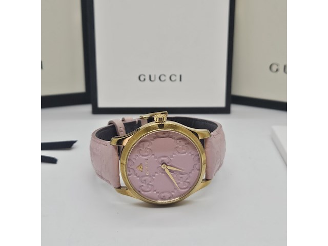 Gucci g-timeless horloge - originele full set - afbeelding 8 van  12