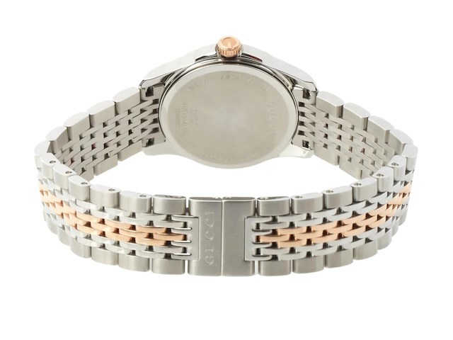 Gucci g-timeless met 12 diamanten en parelmoer - afbeelding 4 van  5