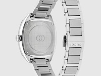 Gucci interlocking watch met 8 diamanten en pink goldplating - afbeelding 3 van  4
