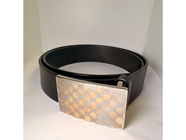 Gucci kalsleren herenriem - maat 95 - afbeelding 1 van  5