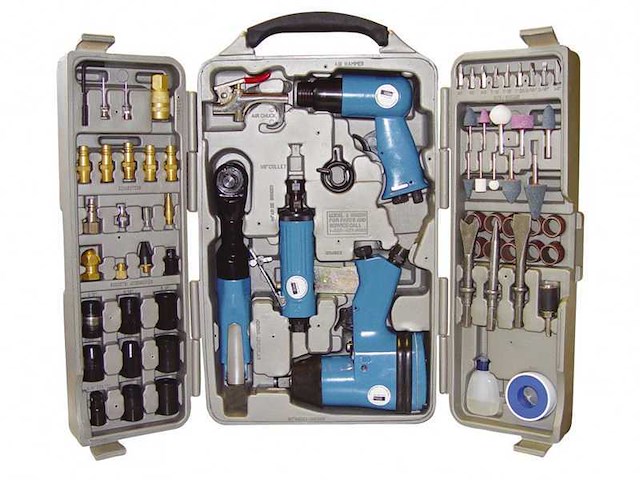 Güde - 71 -delig - pneumatische gereedschapset - afbeelding 1 van  2