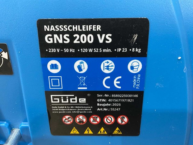 Gude - gns 200 vs - natslijpmachine - afbeelding 11 van  11