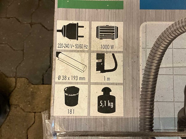 Güde ga 1000 d asstofzuiger - afbeelding 4 van  4