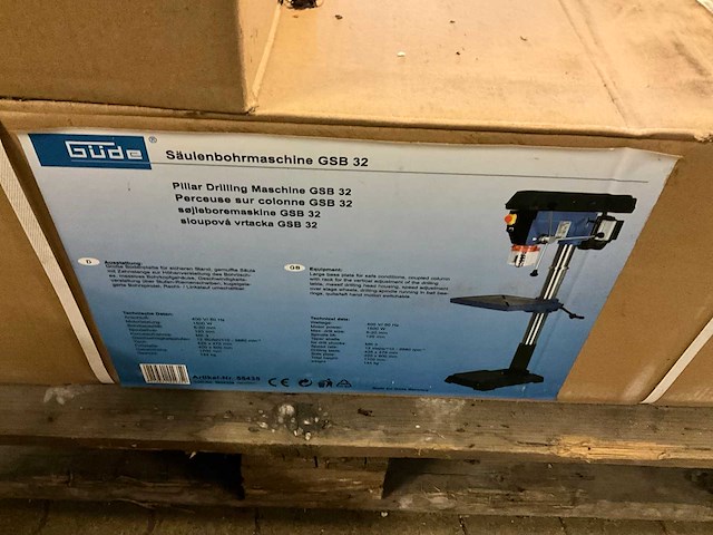Güde gbs 32 kolomboormachine - afbeelding 4 van  5