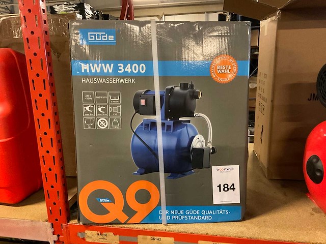 Güde hww 3400 hydrofoorpomp - afbeelding 1 van  2