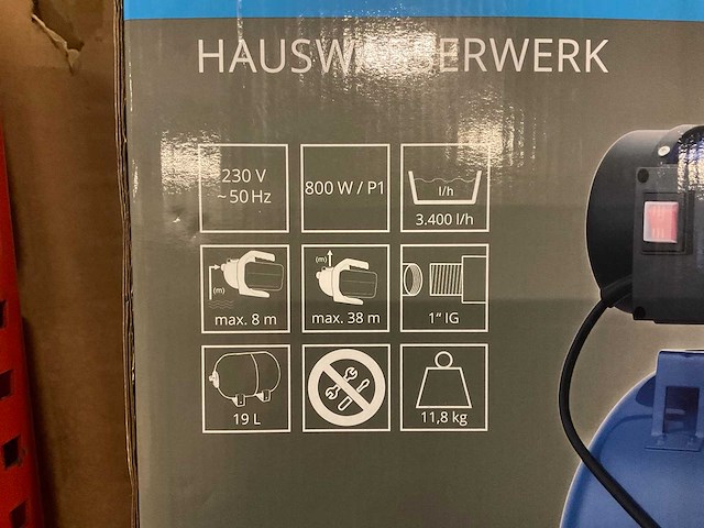 Güde hww 3400 hydrofoorpomp - afbeelding 2 van  2