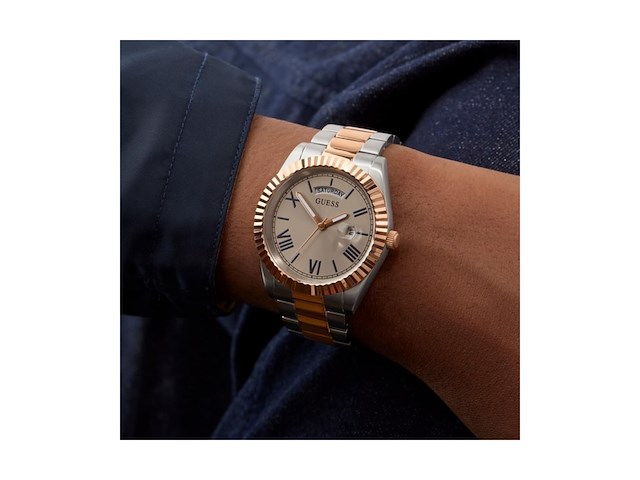 Guess connoisseur gw0265g13 horloge staal - afbeelding 2 van  2