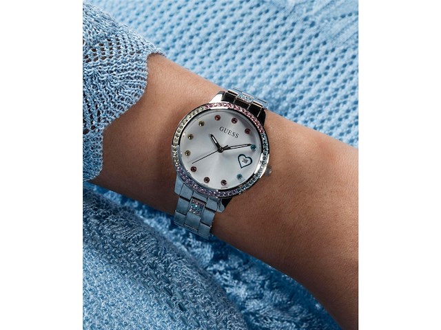 Guess gw0657l1 polshorloge dames kwarts three of hearts - afbeelding 2 van  2