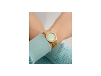 Guess gw0841l5 horloge met zirkonia goudkleurige roestvrijstalen band - afbeelding 2 van  4