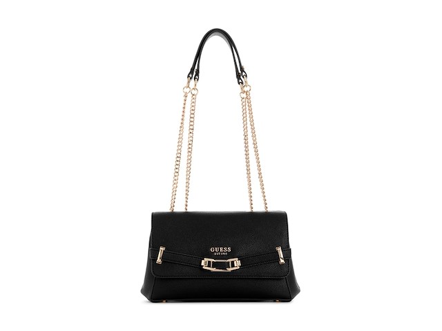 Guess schoudertas silvye convertible xbody zwart - afbeelding 1 van  6