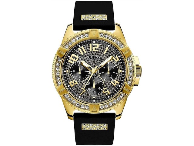 Guess watch w1132g1 rvs zwart - afbeelding 1 van  3