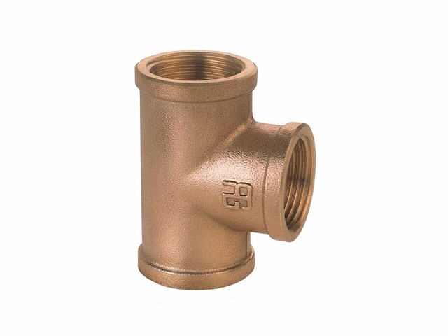 Guidi bronze t-stuk 3 inch - 0130b#200011 - afbeelding 1 van  4