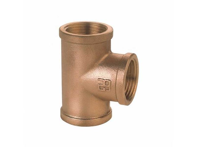 Guidi bronze t-stuk 3 inch - 0130b#200011 - afbeelding 1 van  2