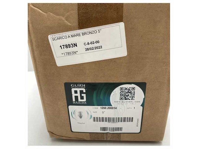 Guidi manta series 4 inch bronze water inlaat - 1260.200014 - afbeelding 2 van  3