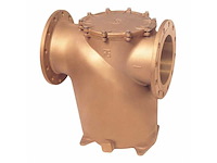 Guidi serie 1281 bronze zeewaterfilter diameter 125 mm - 1281-dn125-pn6 - afbeelding 1 van  3