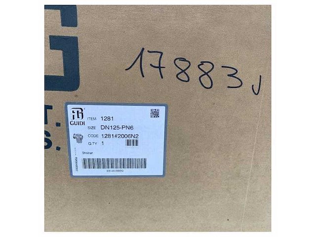 Guidi serie 1281 bronze zeewaterfilter diameter 125 mm - 1281-dn125-pn6 - afbeelding 3 van  3