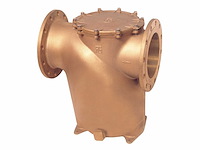 Guidi serie 1281 bronze zeewaterfilter diameter 125 mm - 1281-dn125-pn6