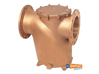 Guidi series 1281 bronze seawater filter diameter 125 mm-1281-dn125-pn6 - afbeelding 1 van  5