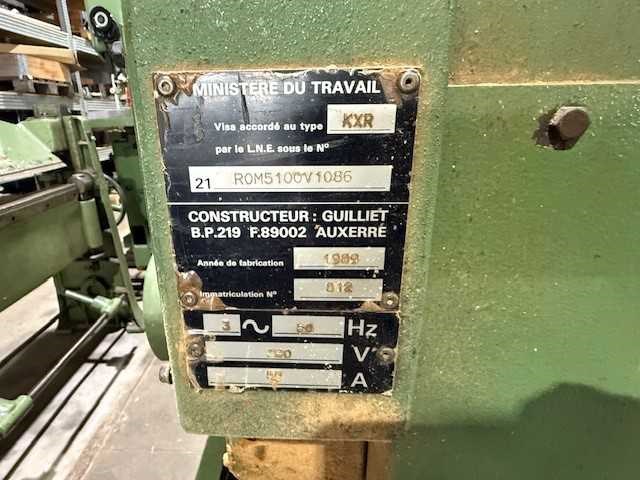 Guilliet - 1989 - kxr - vierzijdige profileer- en schaafmachine - afbeelding 4 van  12