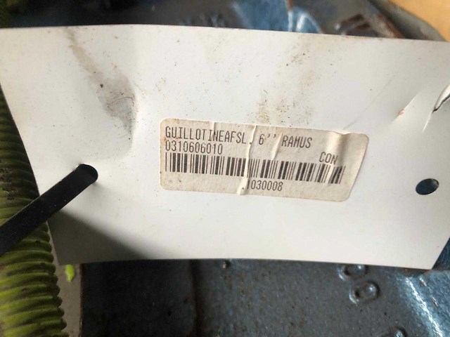 Guillotine afsluiter - afbeelding 4 van  4