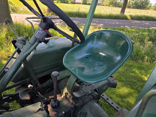 Guldner azk8k oldtimer tractor met maaibalk - afbeelding 5 van  16