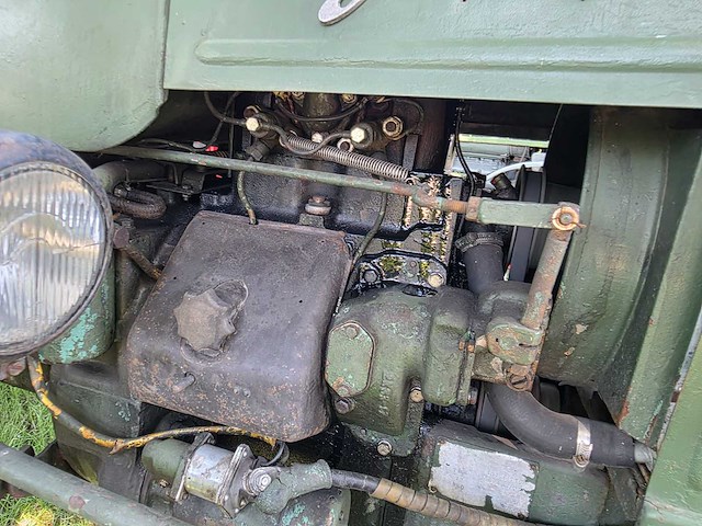 Guldner azk8k oldtimer tractor met maaibalk - afbeelding 6 van  16