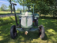 Guldner azk8k oldtimer tractor met maaibalk - afbeelding 10 van  16