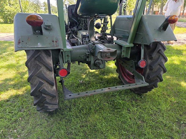 Guldner azk8k oldtimer tractor met maaibalk - afbeelding 16 van  16