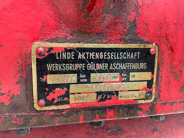 Güldner g45 oldtimer tractor - afbeelding 2 van  3