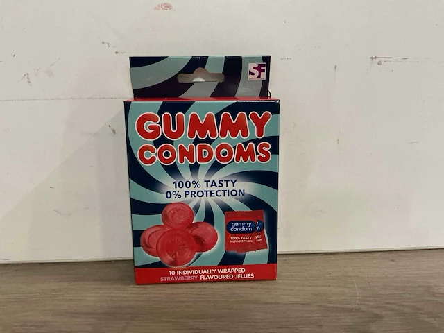Gummy condoms (1380x) - afbeelding 1 van  3