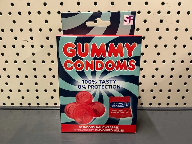 Gummy condooms snoepgoed (48x) - afbeelding 1 van  3