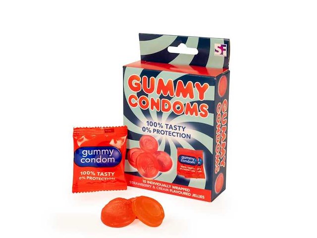 Gummy condooms snoepgoed (48x) - afbeelding 1 van  3
