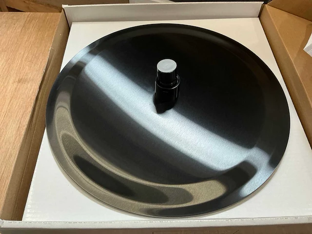 Gun metal 30cm hoofd douche - afbeelding 1 van  5