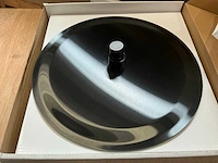 Gun metal 30cm hoofd douche