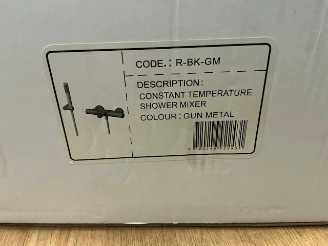 Gun metal r-bk-gm douchekraan - afbeelding 3 van  5
