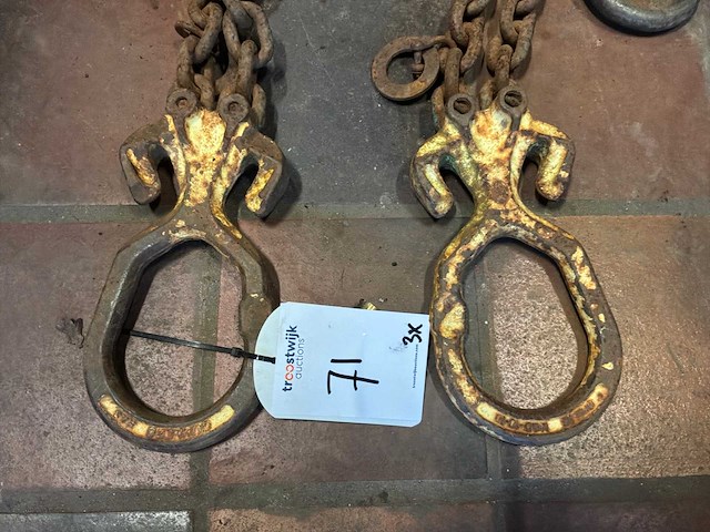 Gunnebo tweesprong hijsketting (3x) - afbeelding 1 van  5