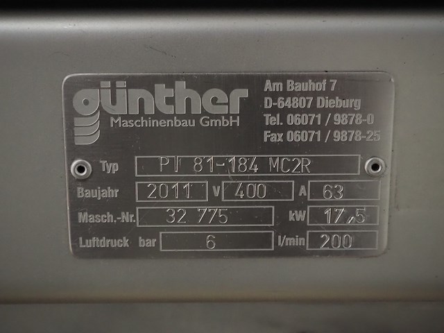 Günther maschinenbau gmbh - afbeelding 2 van  17