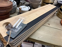 Gusta serveerplank met krijtbord, 24 stuks - afbeelding 1 van  2