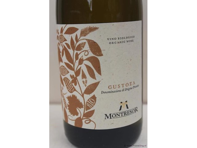 Gustoza vino biologico witte wijn - 75 cl - winkelverkoopprijs € 9.95 - afbeelding 2 van  3