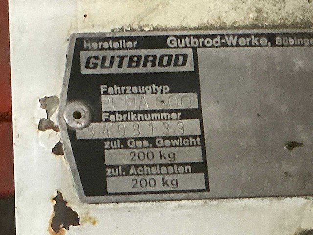 Gutbrod puma600 borstelmachine - afbeelding 5 van  13